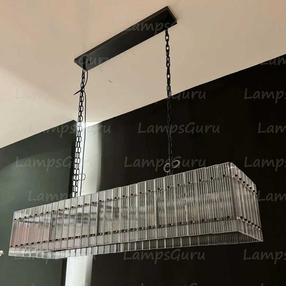 San Marcon Rectangular Chandelier 54"