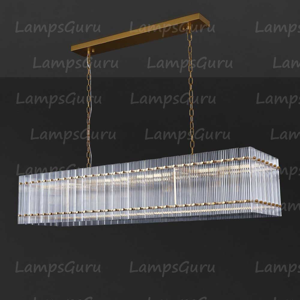 San Marcon Rectangular Chandelier 54"