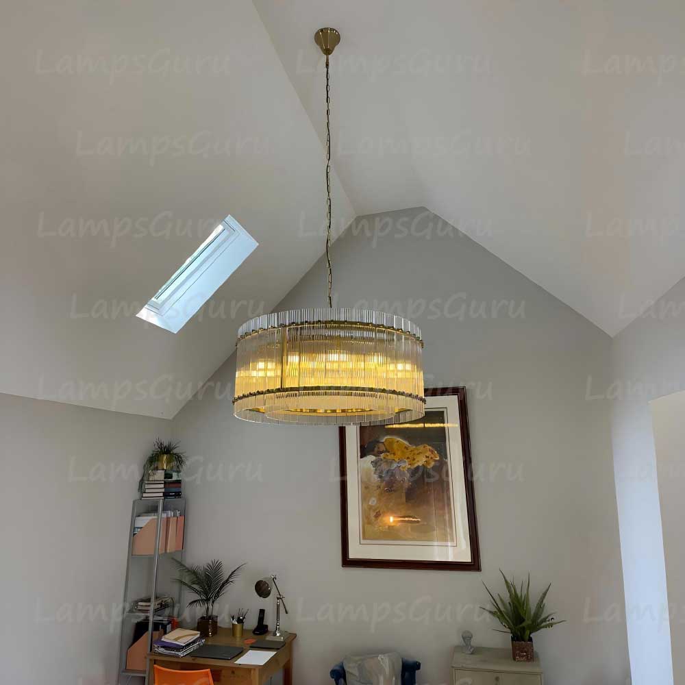 San Marcon Round Chandelier 37"