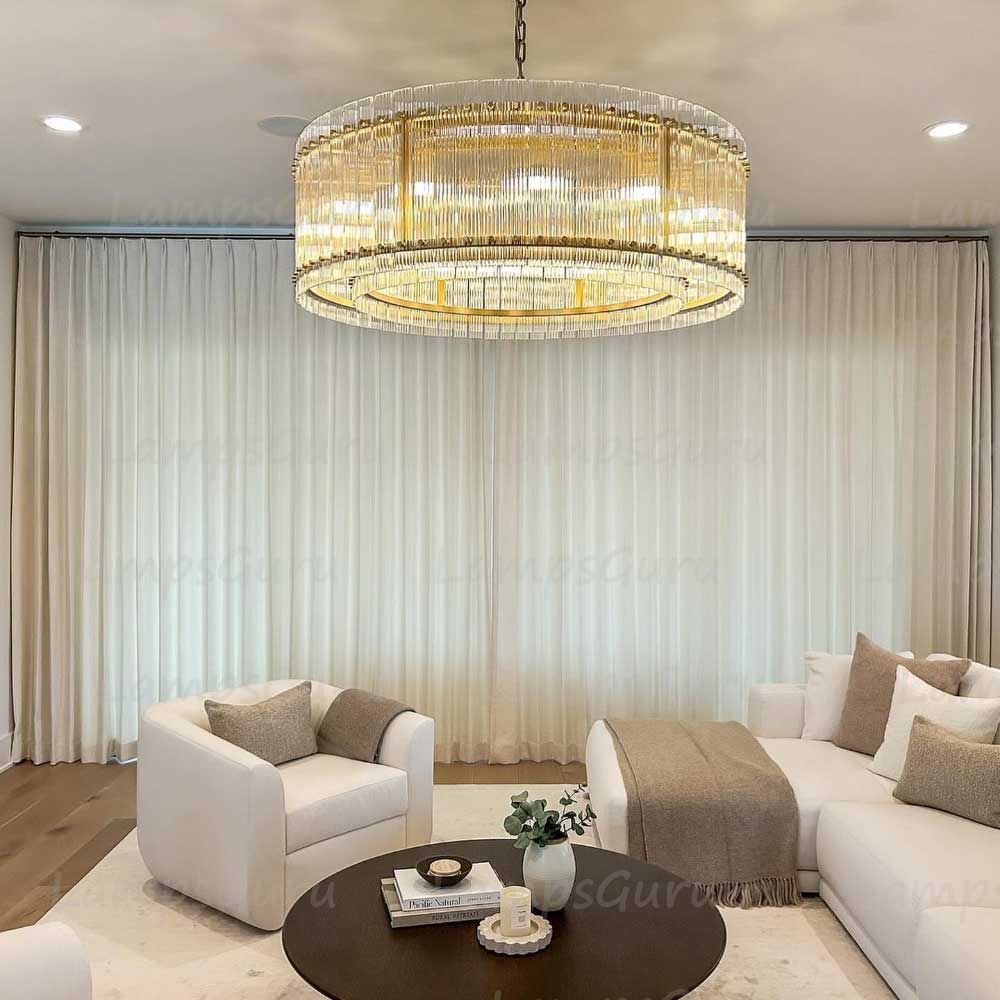 San Marcon Round Chandelier 48"