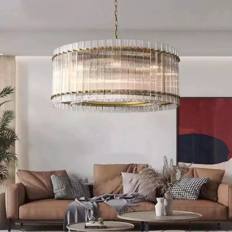 San Marcon Round Chandelier 37"