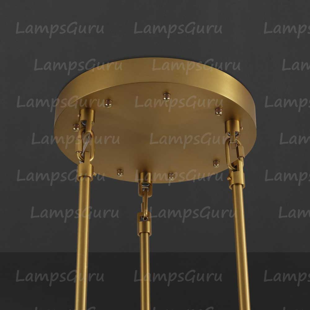 Sireney Clear Glass Round Chandelier 65"