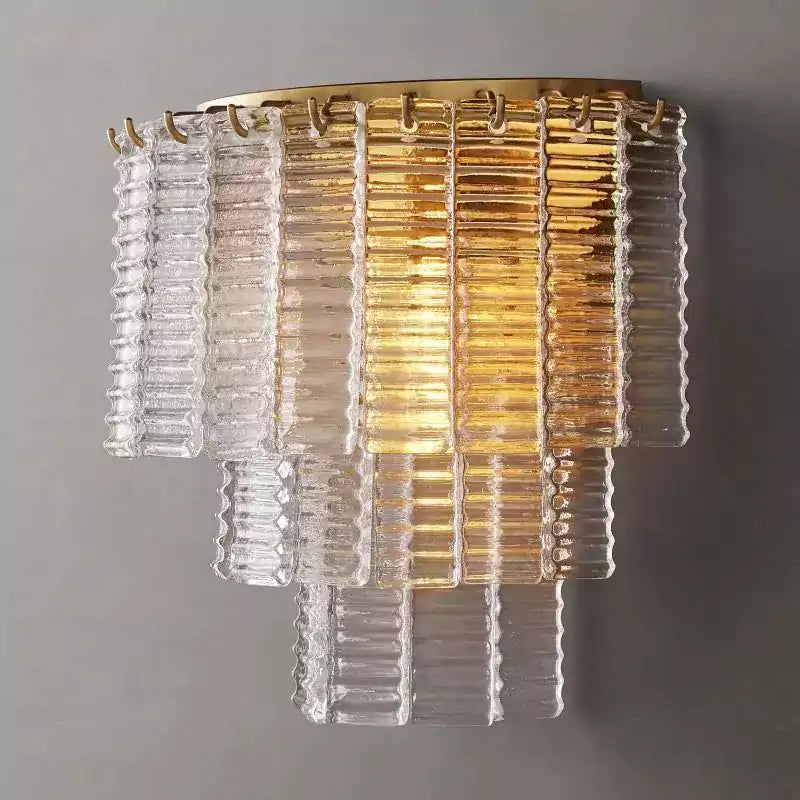 Sireney Clear Glass Wall Sconce