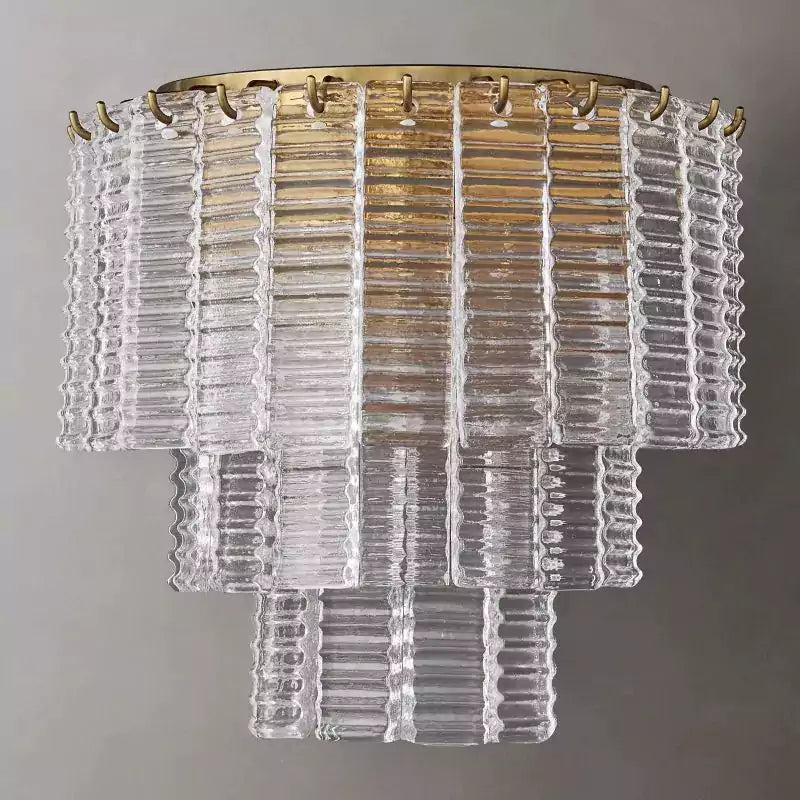 Sireney Clear Glass Wall Sconce