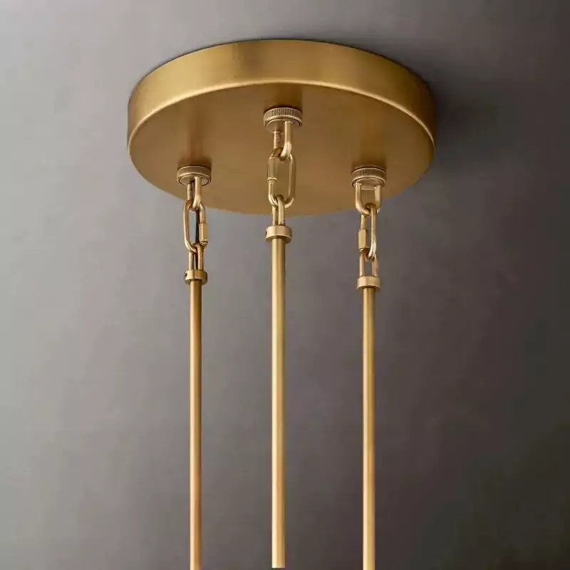 Sireney Clear Glass Round Chandelier 52"