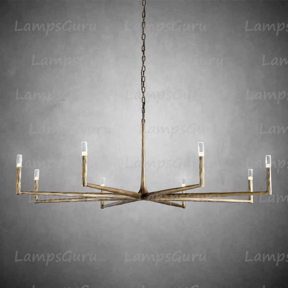 Thaddeuse Round Chandelier 72"