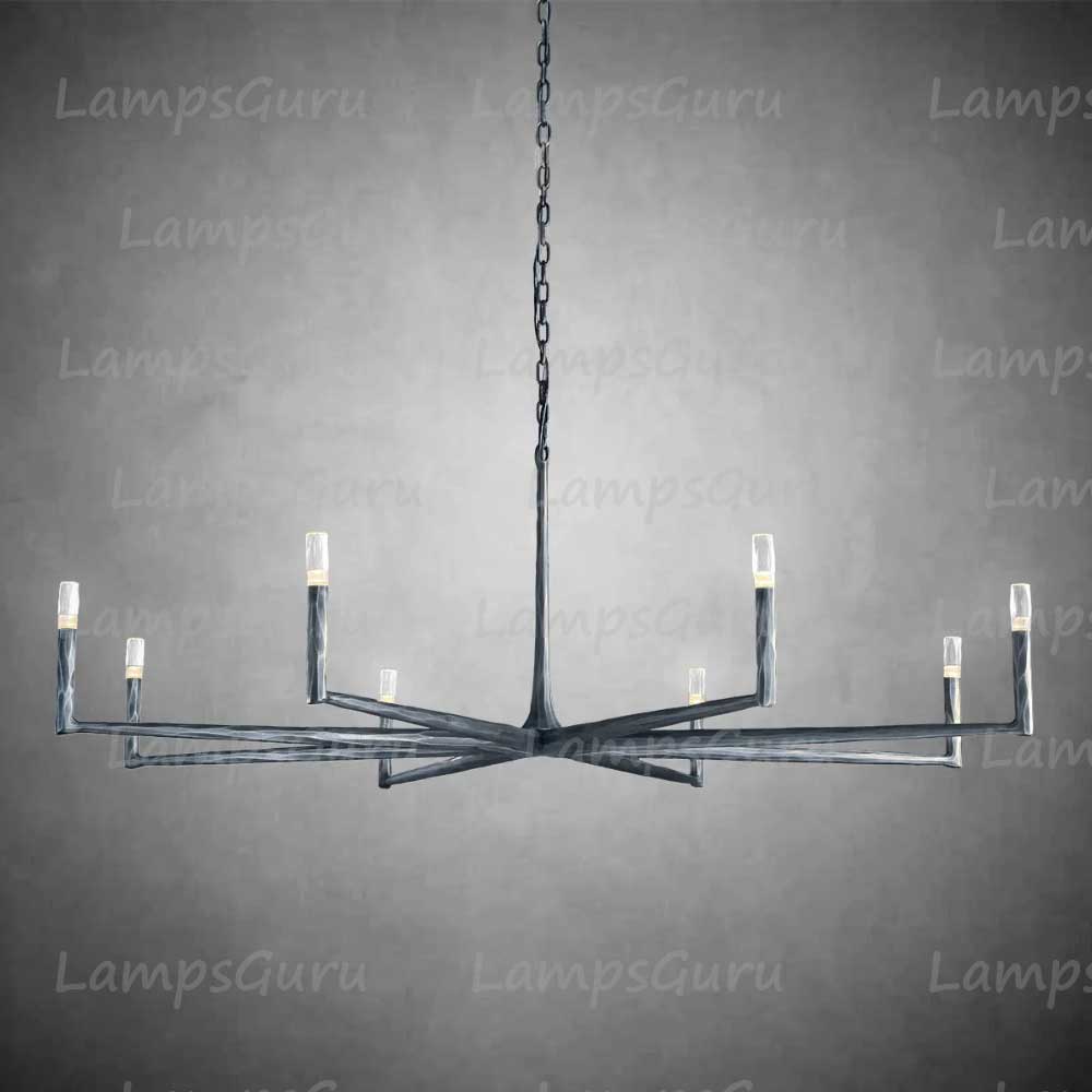 Thaddeuse Round Chandelier 72"