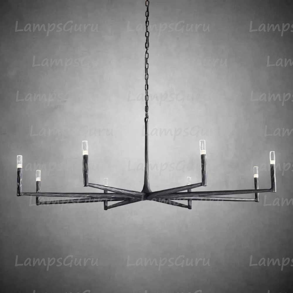 Thaddeuse Round Chandelier 72"