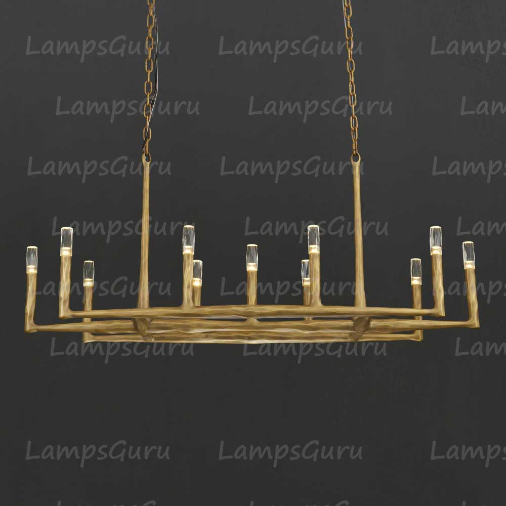 Thaddeuse Linear Chandelier 54"
