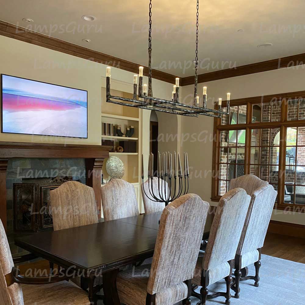 Thaddeuse Linear Chandelier 72"