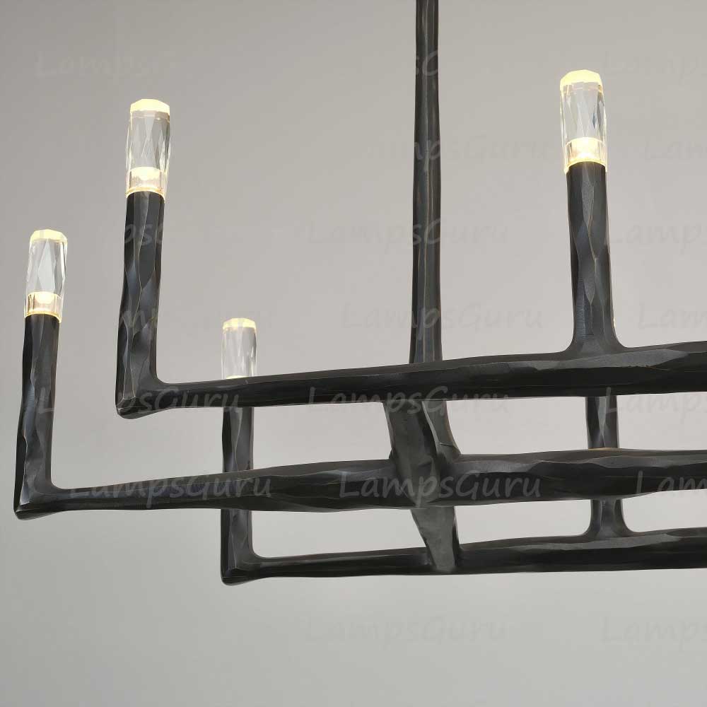 Thaddeuse Linear Chandelier 54"