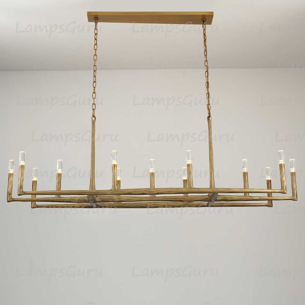 Thaddeuse Linear Chandelier 72"