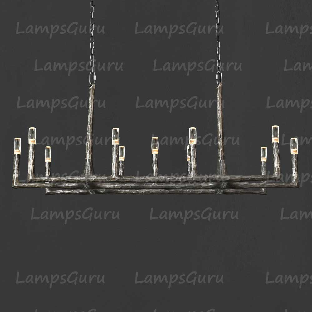 Thaddeuse Linear Chandelier 54"