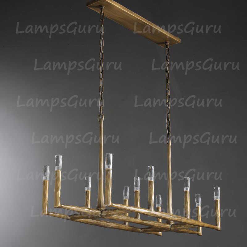 Thaddeuse Linear Chandelier 54"