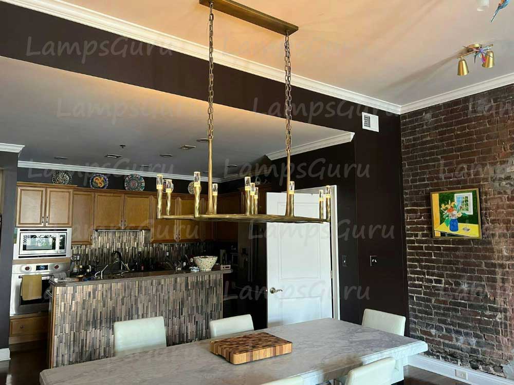 Thaddeuse Linear Chandelier 54"