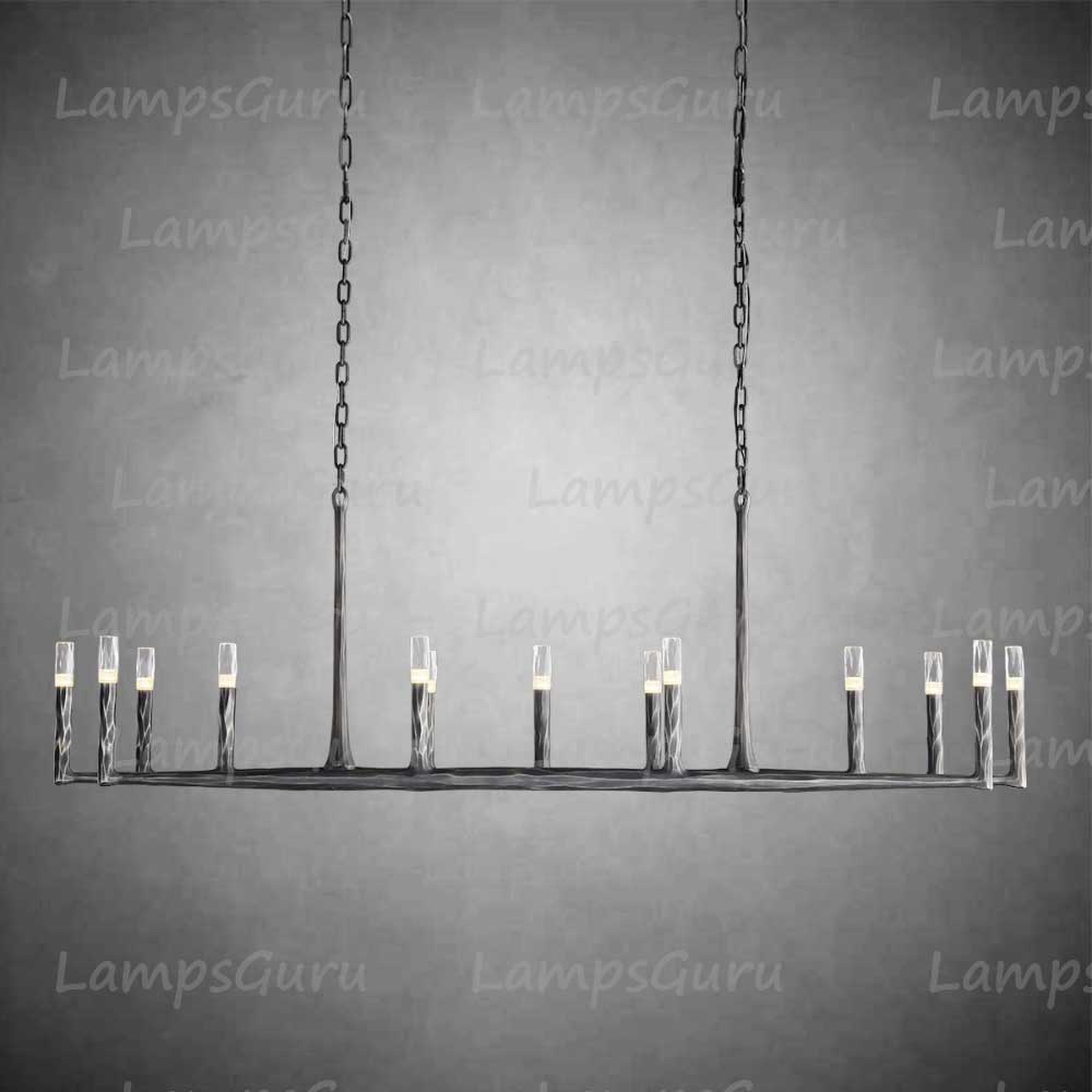Thaddeuse Linear Chandelier 72"