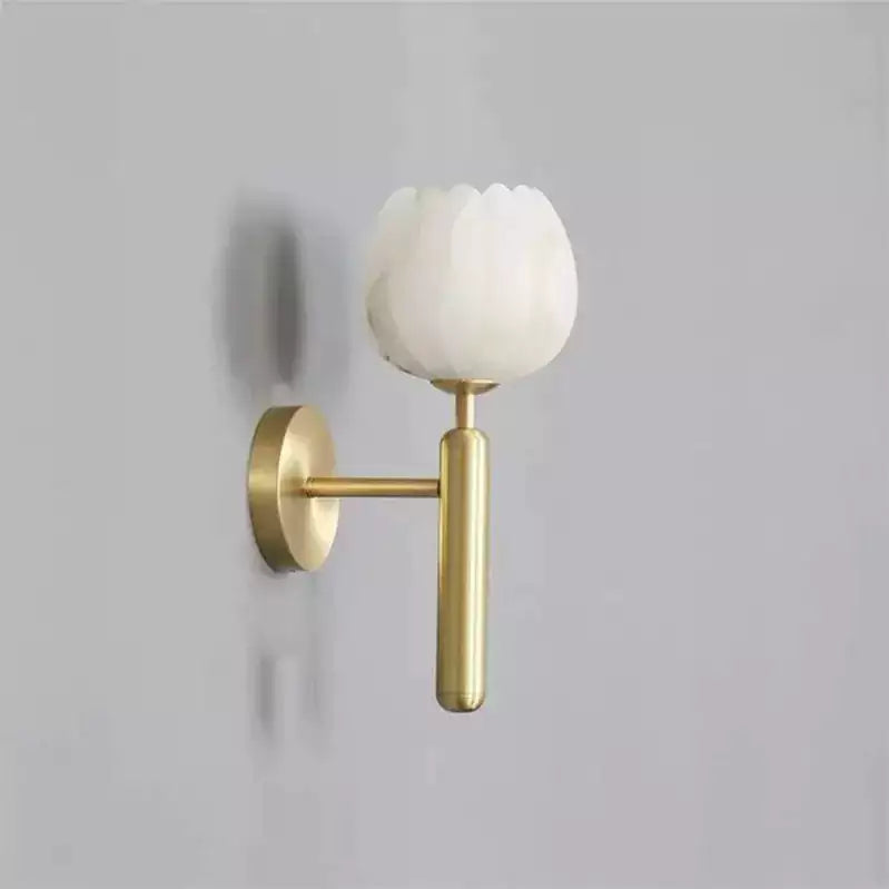 Tulip Alabaster Wall Sconce