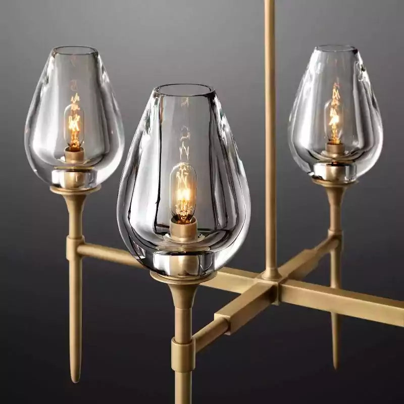 Tulipe Linear Chandelier 65"