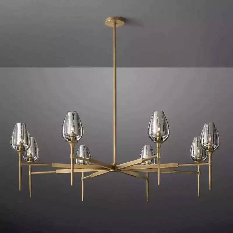 Tulipe Round Chandelier 54"