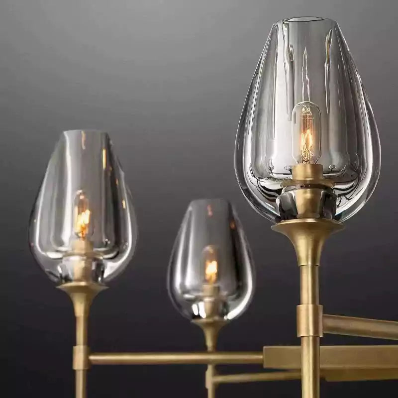 Tulipe Round Chandelier 54"