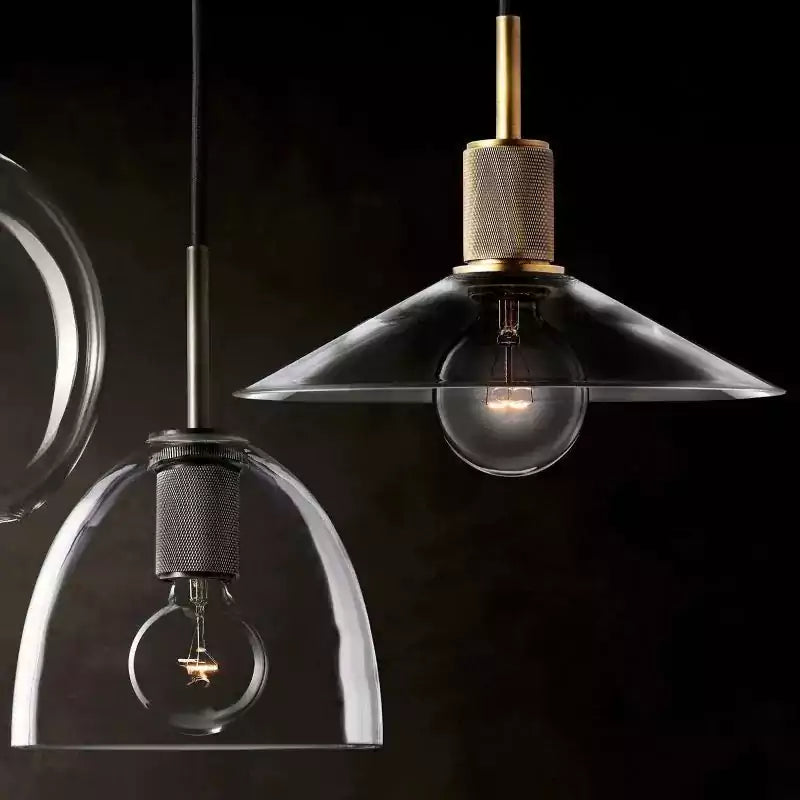 Utilitairey Glass Slope Shade Pendant