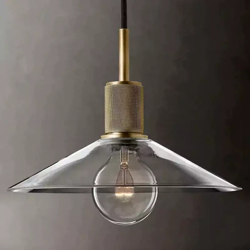 Utilitairey Glass Slope Shade Pendant