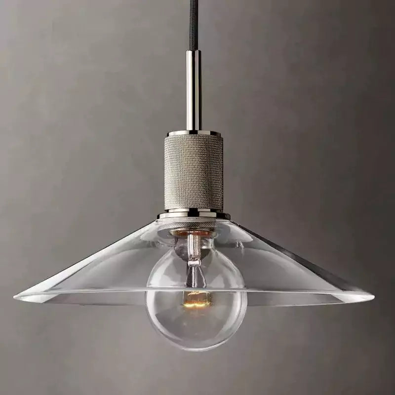 Utilitairey Glass Slope Shade Pendant