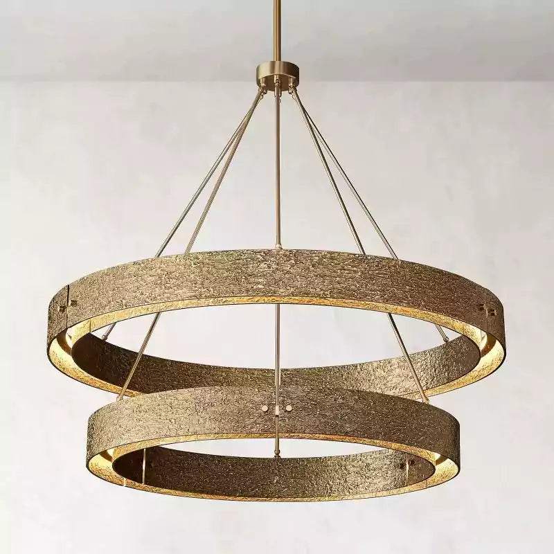 Vouvraya Two-Tier Round Chandelier 60"