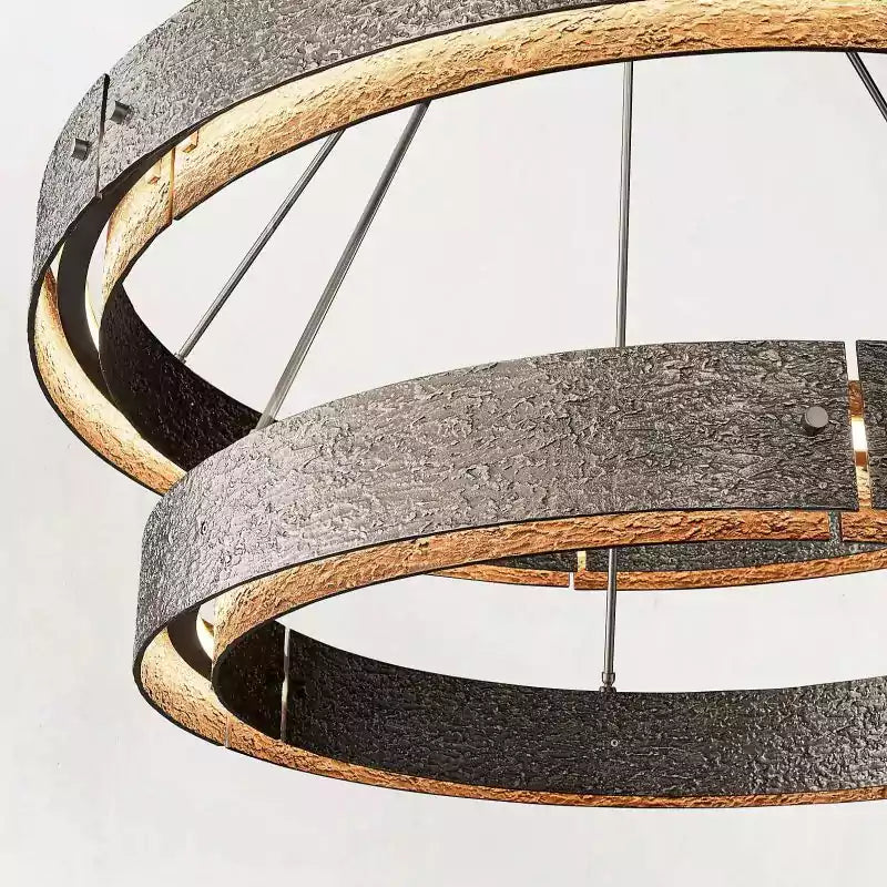 Vouvraya Two-Tier Round Chandelier 60"