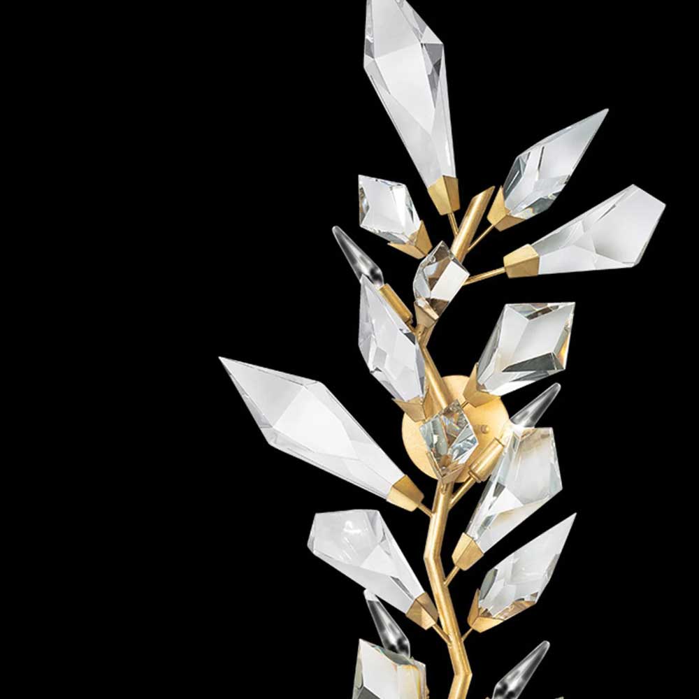 Addison 58" Gold & Silver Crystal Sconce