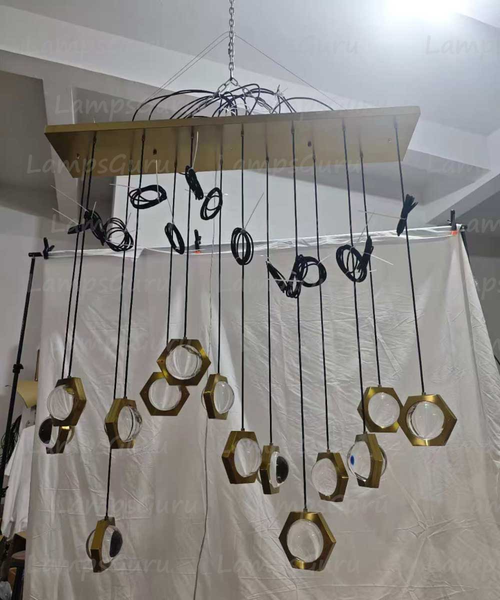 Eclatanta Linear Chandelier 72"