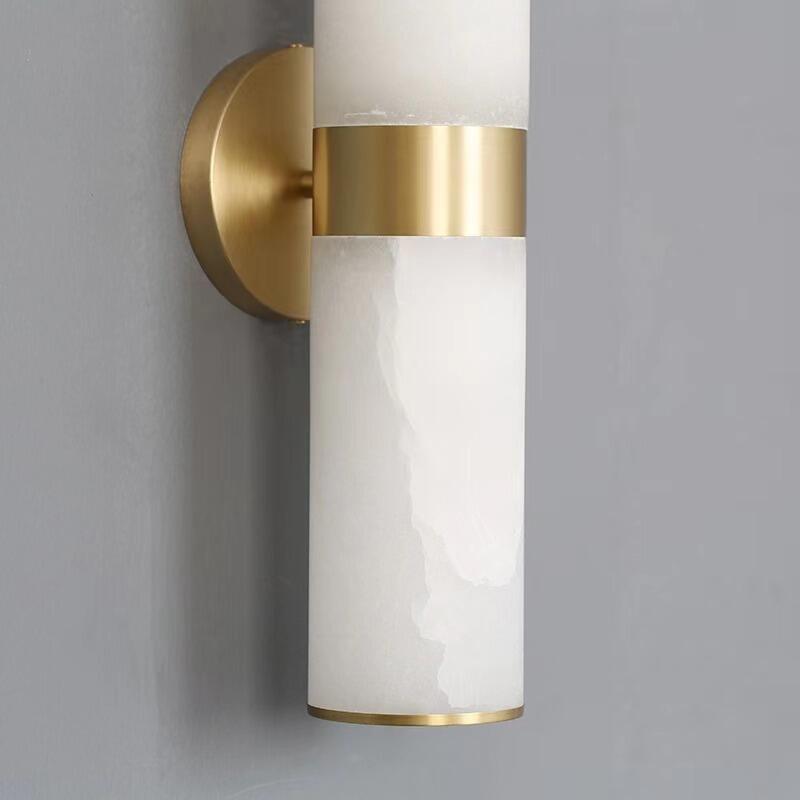 Althea Modern Sutton Linear Alabaster Wall Sconce
