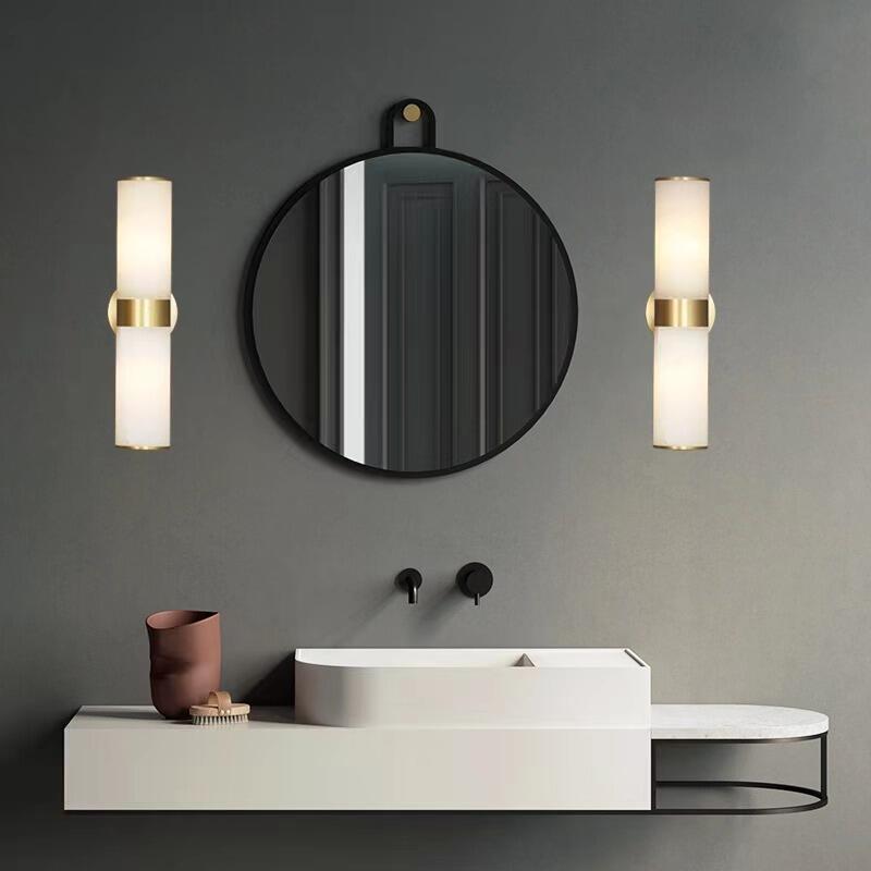 Althea Modern Sutton Linear Alabaster Wall Sconce