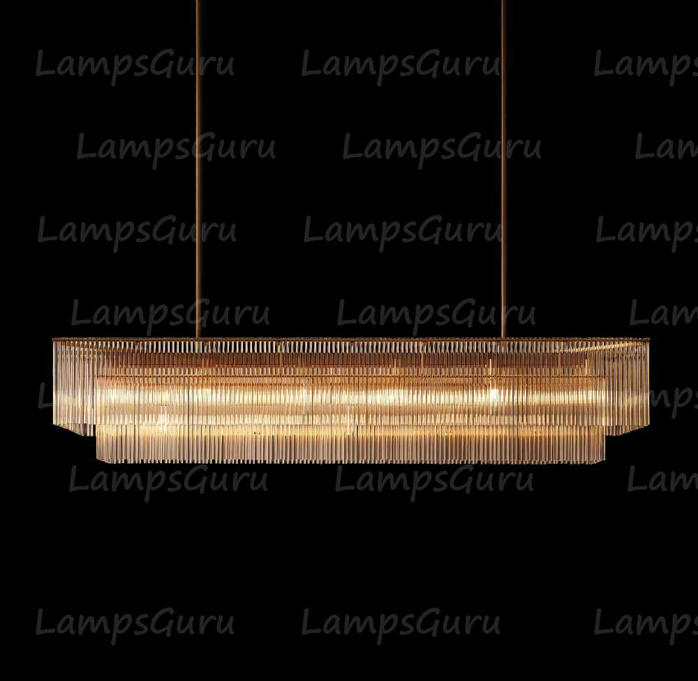 Amadeon Rectangular Chandelier 72"