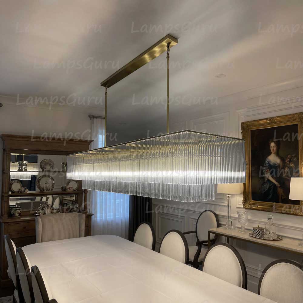 Amadeon Rectangular Chandelier 72"