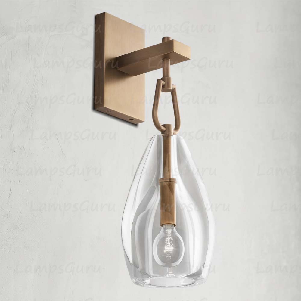 Botanisty Flute Crystal Sconce