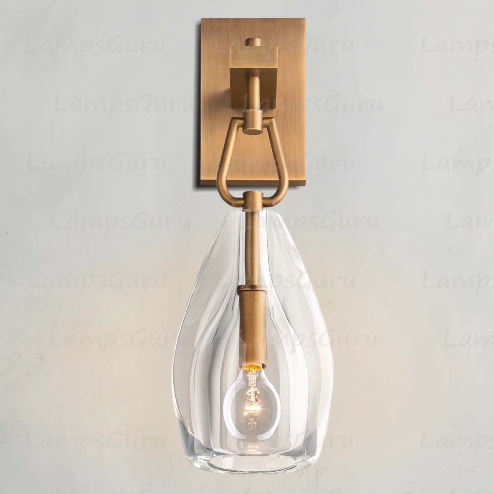 Botanisty Flute Crystal Sconce