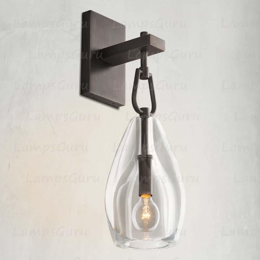 Botanisty Flute Crystal Sconce