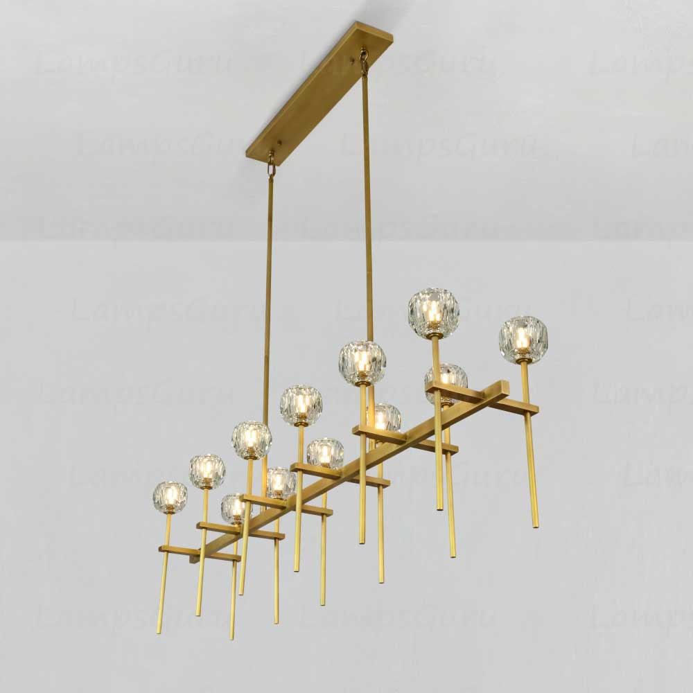 LG Boulla Crystal Linear Chandelier