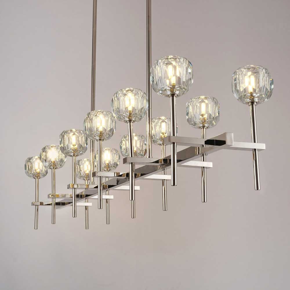 LG Boulla Crystal Linear Chandelier