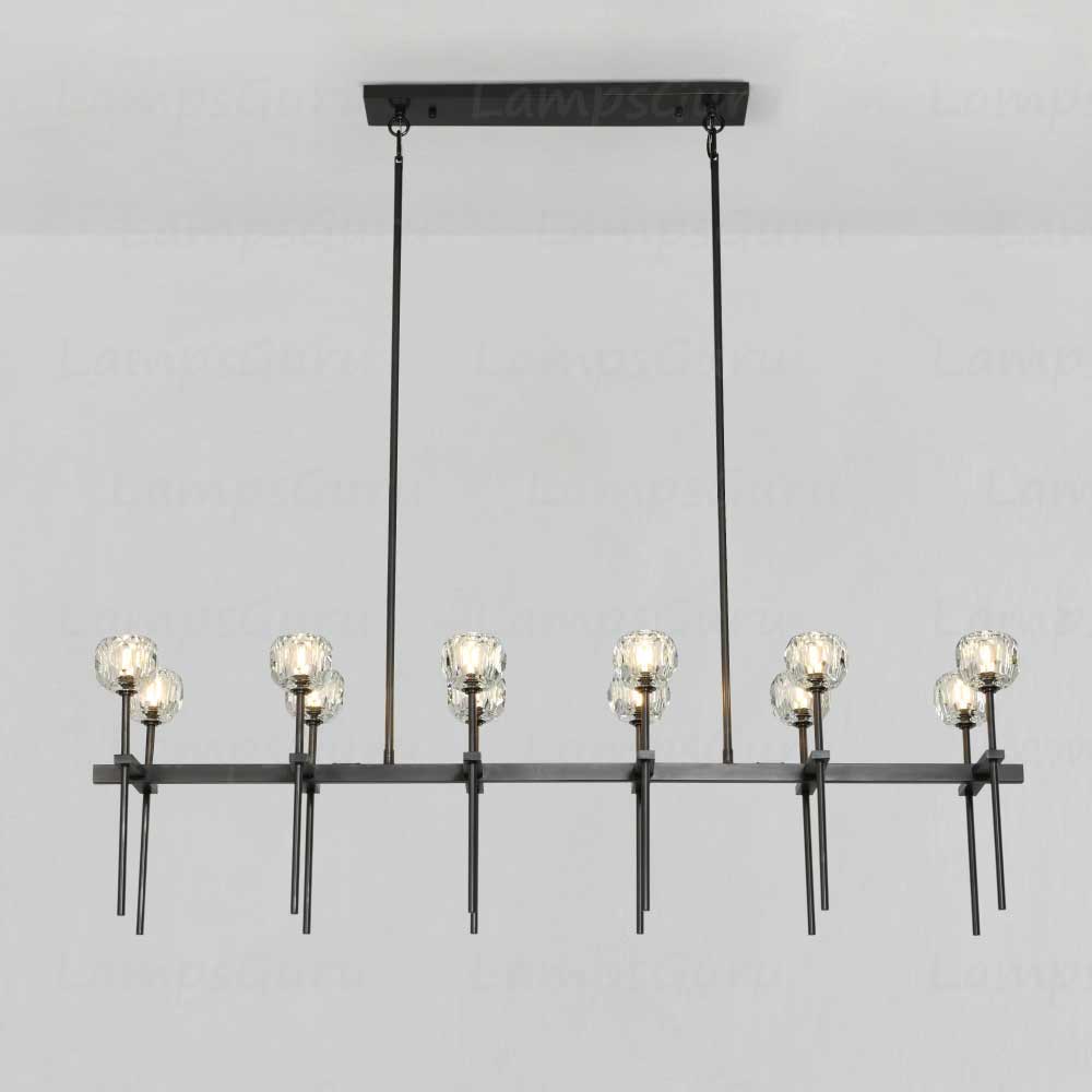 LG Boulla Crystal Linear Chandelier