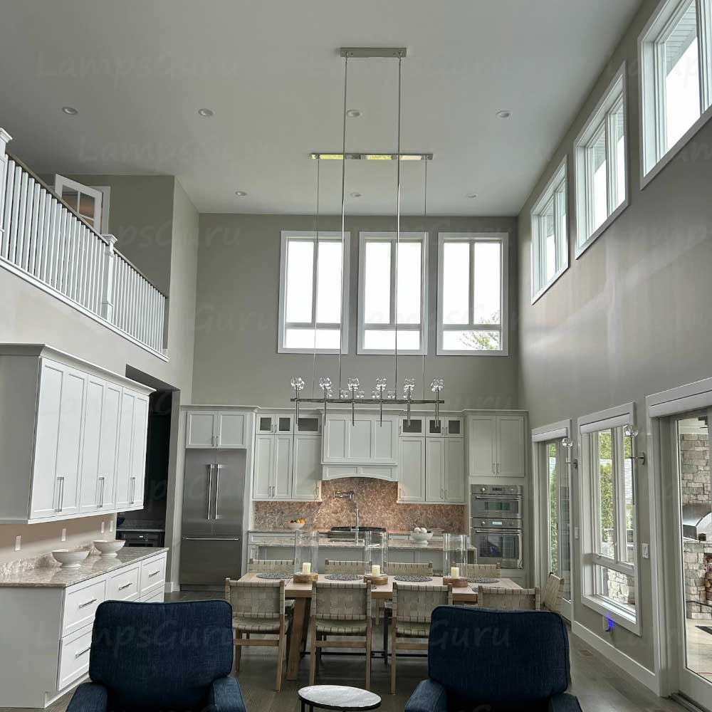 LG Boulla Crystal Linear Chandelier