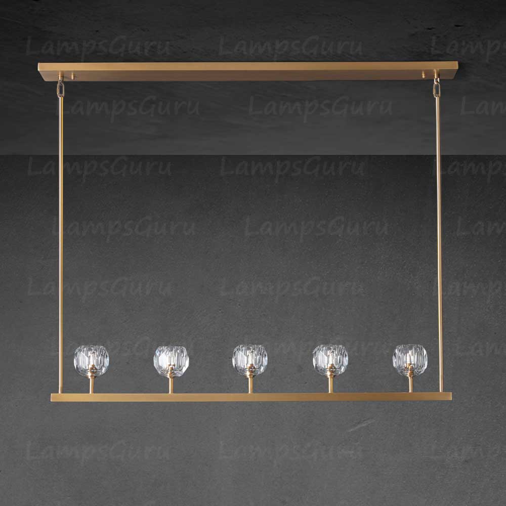 LG Boulla Crystal Linear Chandelier