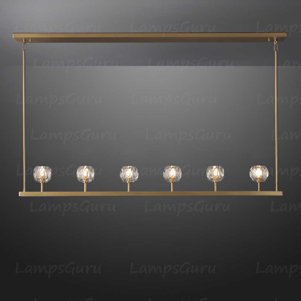 LG Boulla Crystal Linear Chandelier