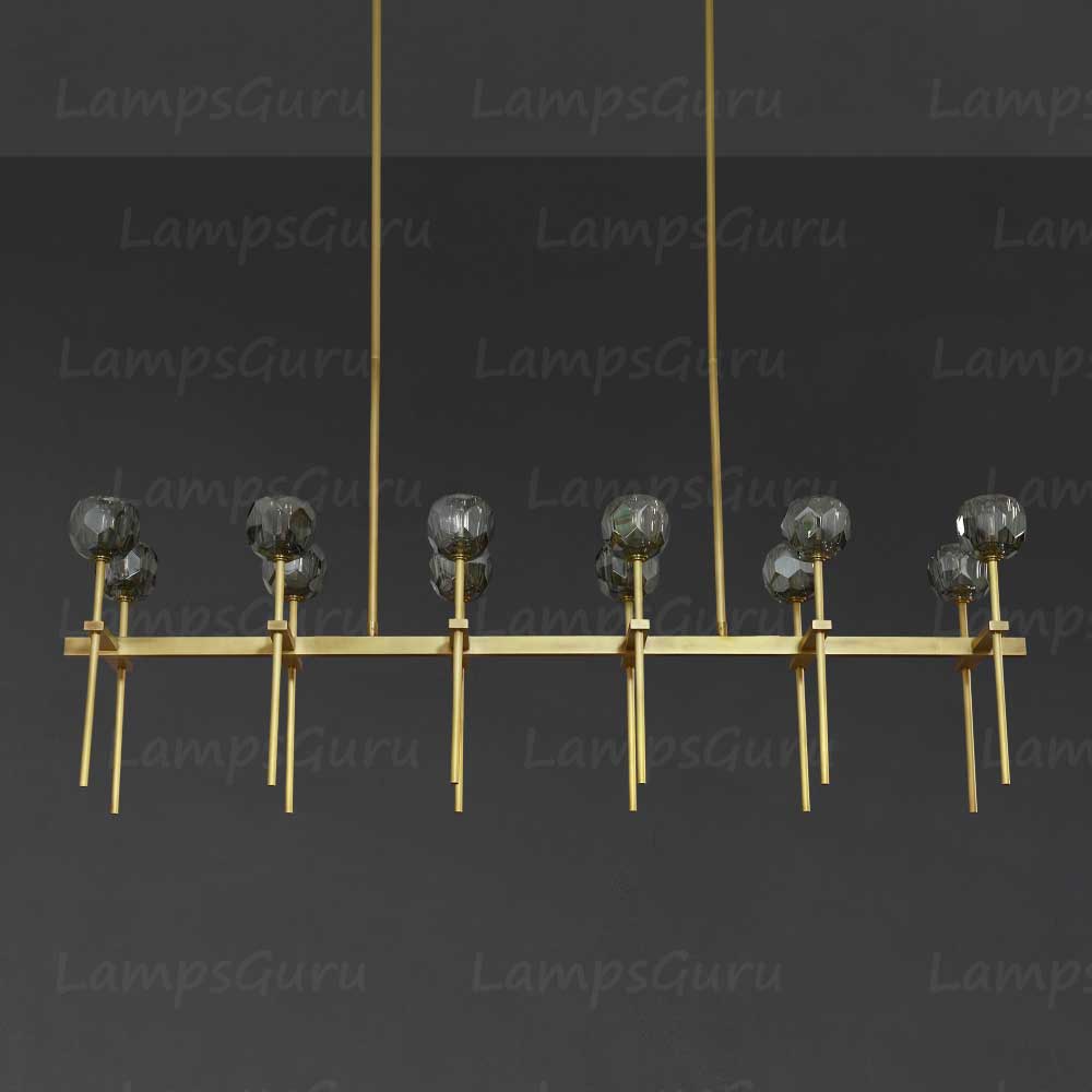 LG Boulla Crystal Linear Chandelier