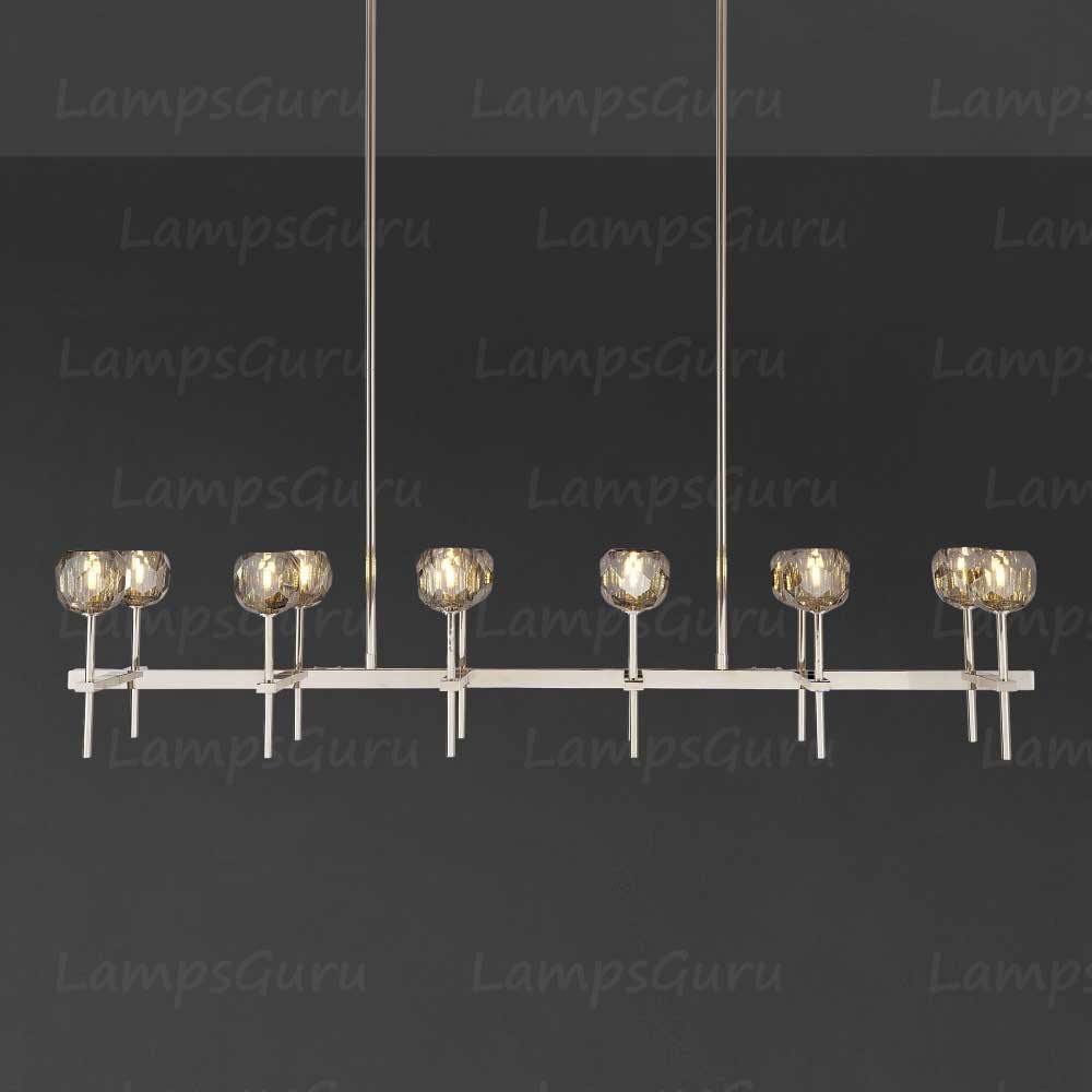 LG Boulla Crystal Linear Chandelier