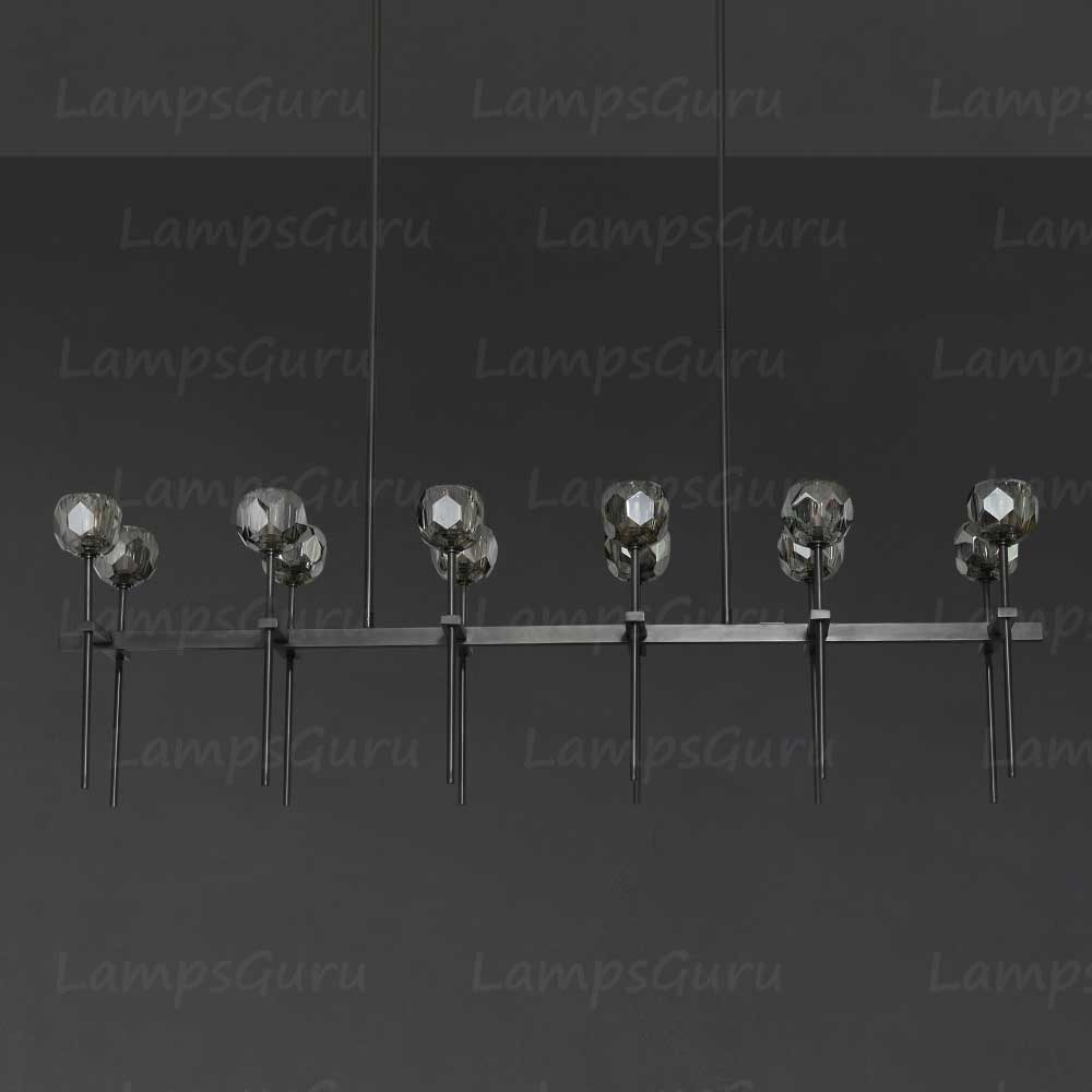 LG Boulla Crystal Linear Chandelier