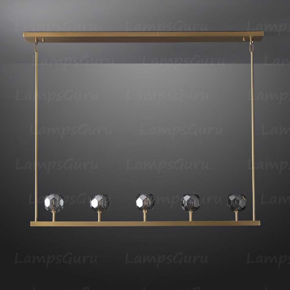 LG Boulla Crystal Linear Chandelier