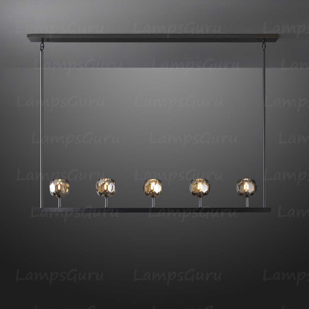 LG Boulla Crystal Linear Chandelier