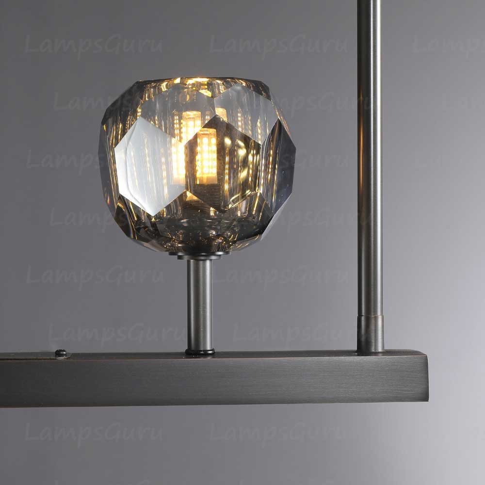 LG Boulla Crystal Linear Chandelier